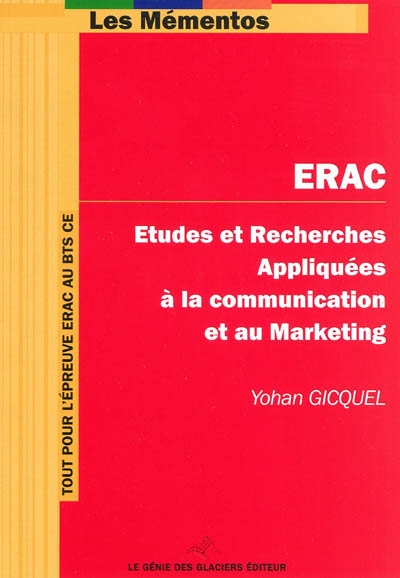 ERAC : études et recherches appliquées à la communication et au marketing : BTS communication des entreprises