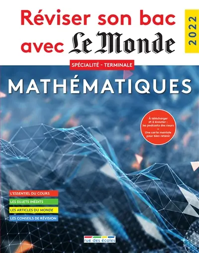 Mathématiques spécialité terminale : 2022