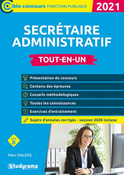 Secrétaire administratif : tout-en-un, catégorie B : 2021
