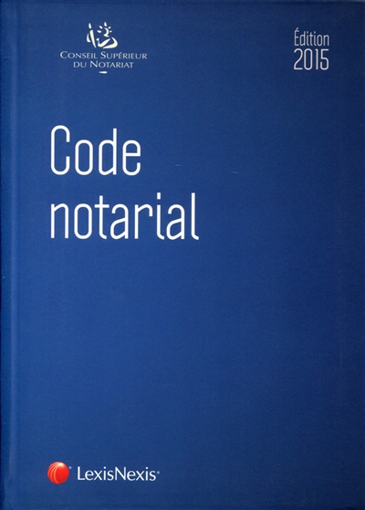 Code notarial 2015