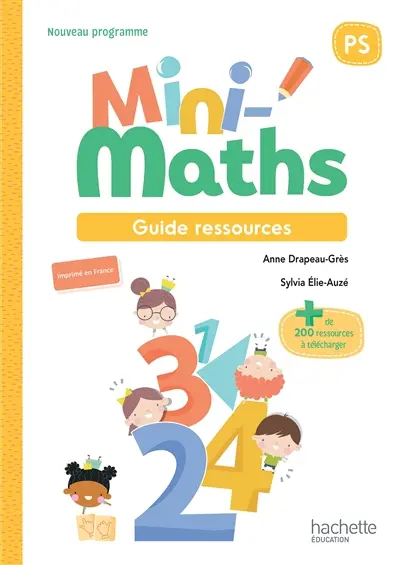 Mini-maths PS : cahier de consolidation : nouveau programme