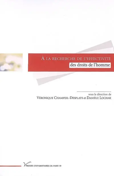 A la recherche de l'effectivité des droits de l'homme