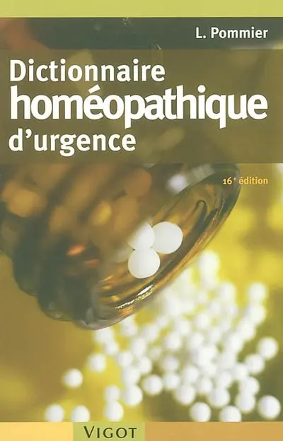 Dictionnaire homéopathique d'urgence