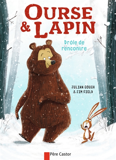 Drôle de rencontre Ourse et lapin