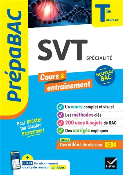SVT spécialité, terminale générale : nouveau bac