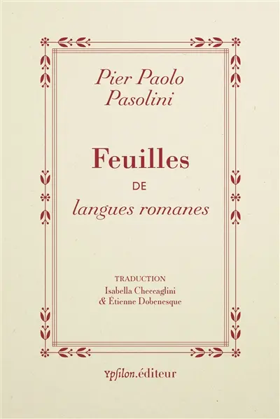 Feuilles de langues romanes