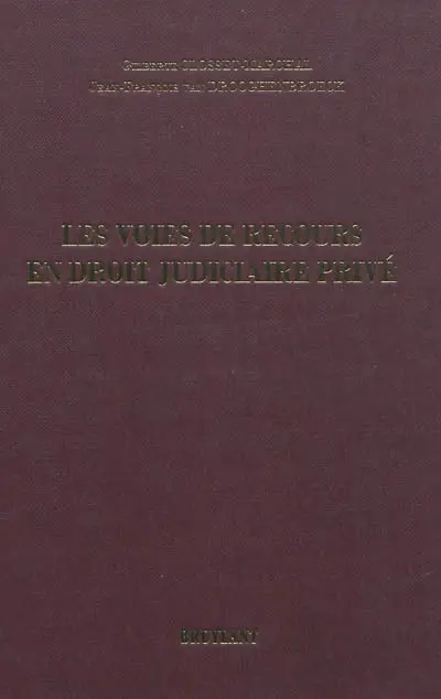 Les voies de recours en droit judiciaire privé