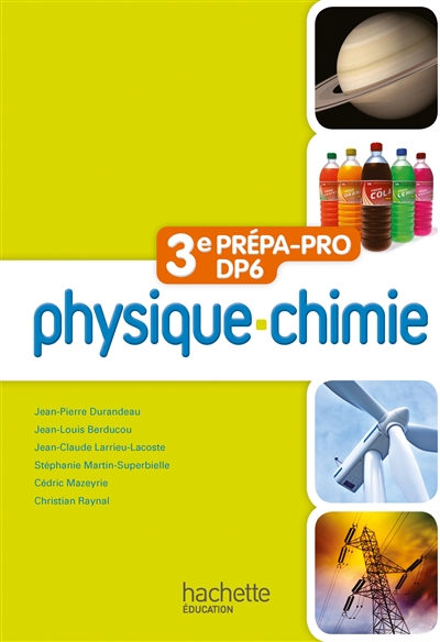 Physique-chimie 3e prépa-pro DP6