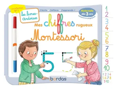 Mes chiffres rugueux Montessori : 3-6 ans