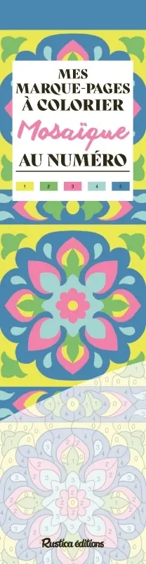 Mosaïque : mes marque-pages à colorier au numéro