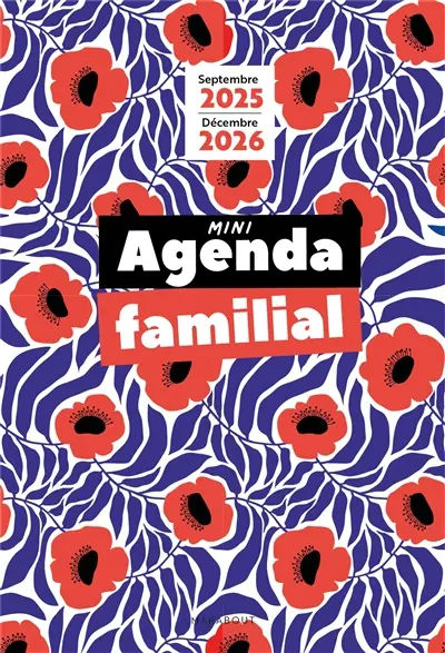 Mini agenda familial : septembre 2025-décembre 2026