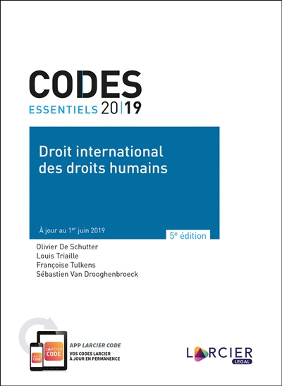 Code de droit international des droits de l'homme 2019