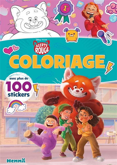 Alerte rouge : coloriage : avec plus de 100 stickers