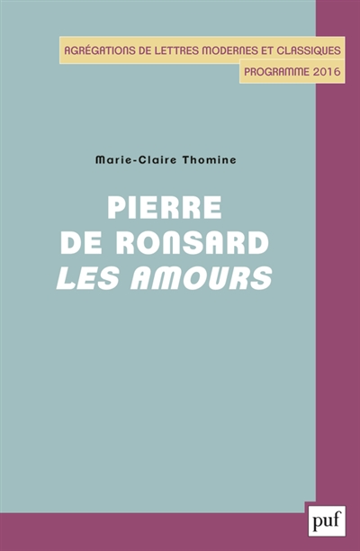 Pierre de Ronsard, Les amours