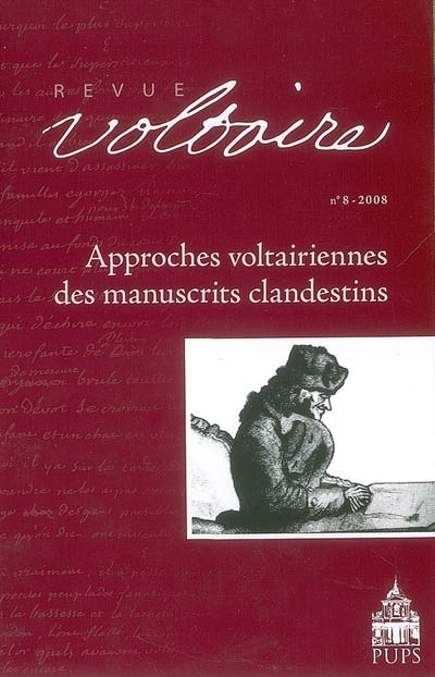Revue Voltaire, n° 8. Approches voltairiennes des manuscrits clandestins