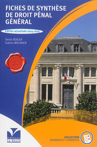 Fiches de synthèse de droit...