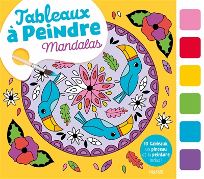 Mandalas : tableaux à peindre