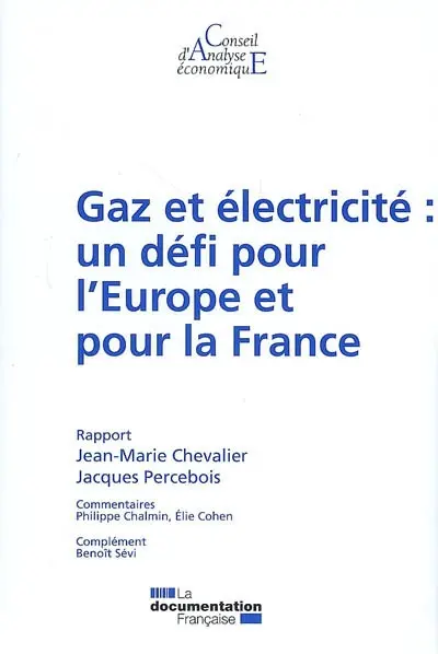 Gaz et électricité : un défi pour l'Europe et pour la France