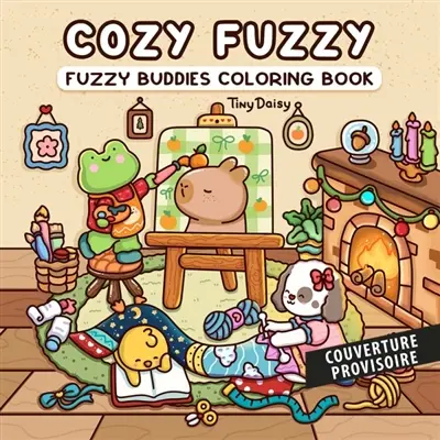 Cozy fuzzy : fuzzy buddies coloring book