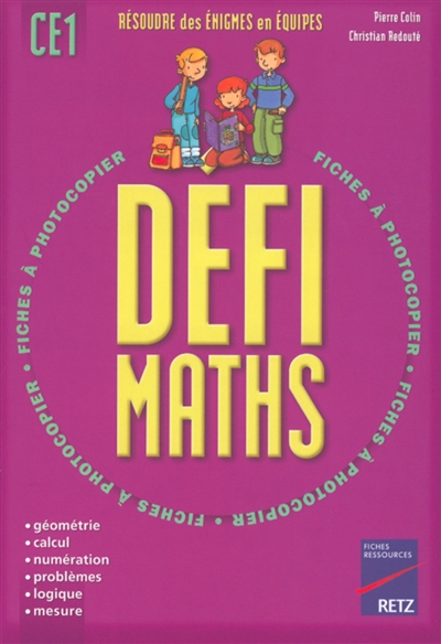 Résoudre des énigmes en équipes - DEFI Maths - CE1