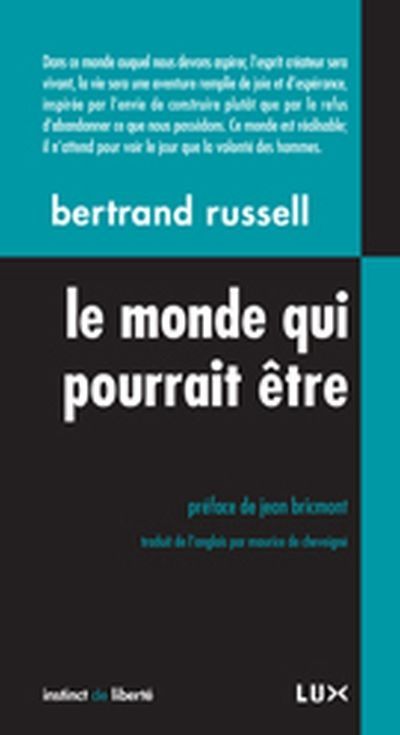 Le monde qui pourrait être : socialisme, anarchisme et anarcho-syndicalisme