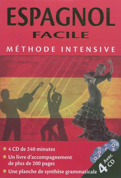 Espagnol facile : cours intensif de langue : livre d'accompagnement