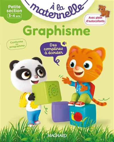 A la maternelle, graphisme, petite section, 3-4 ans : conforme au programme