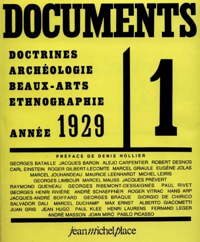 Documents : revues 1929-1930
