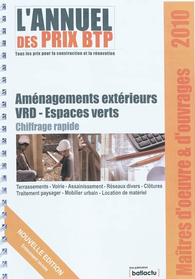 L'annuel des prix du BTP...