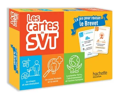 Les cartes de SVT : le jeu pour réviser le brevet