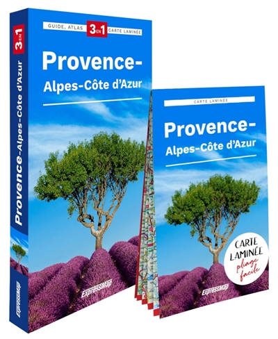Provence-Alpes-Côte d'Azur : 3 en 1 : guide, atlas, carte