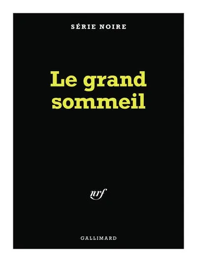 Planche Série noire : Le grand sommeil