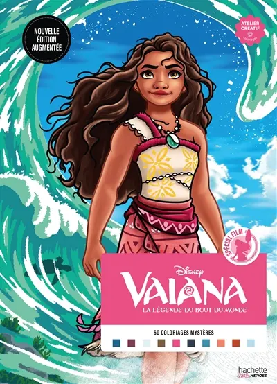 Vaiana, la légende du bout du monde : 80 coloriages mystères