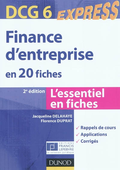 Finance d'entreprise en 20...