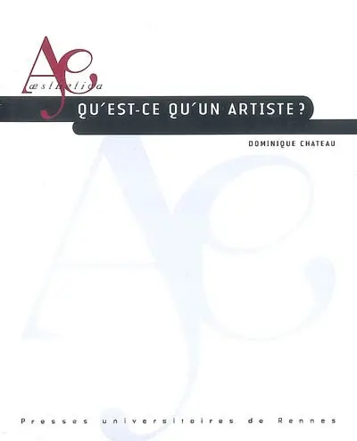 Qu'est-ce qu'un artiste ?