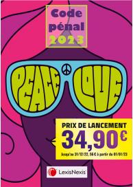Code pénal 2023 : jaquette peace and love