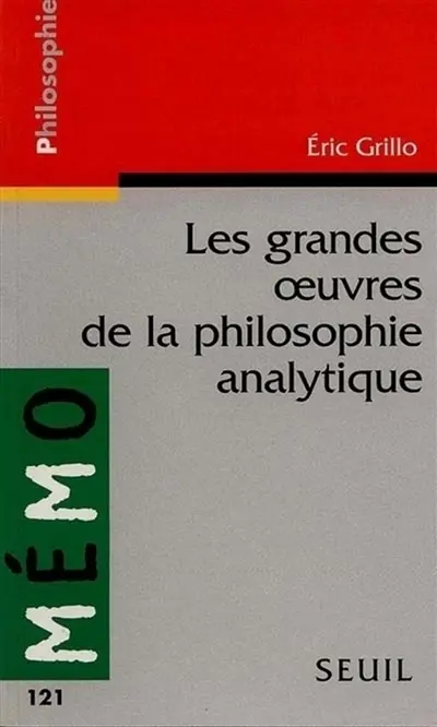 Les grandes oeuvres de la philosophie analytique