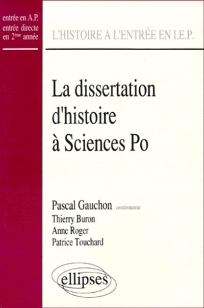 La dissertation d'histoire à Sciences-Po