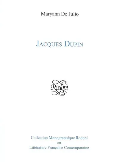 Jacques Dupin