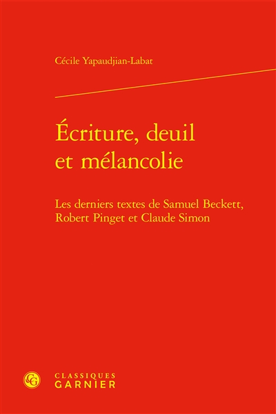 Ecriture, deuil et...