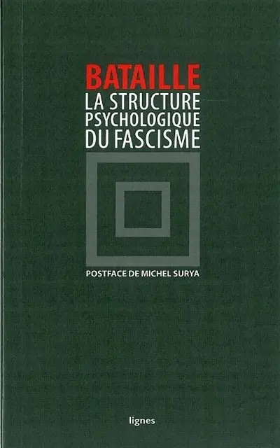 La structure psychologique du fascisme