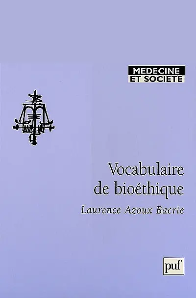 Vocabulaire de bioéthique