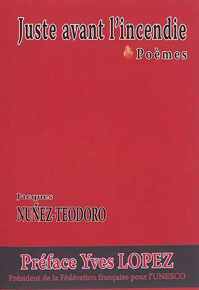 Juste avant l'incendie : poèmes