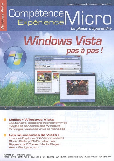 Compétence Micro. Expérience, n° 54. Windows Vista pas à pas !