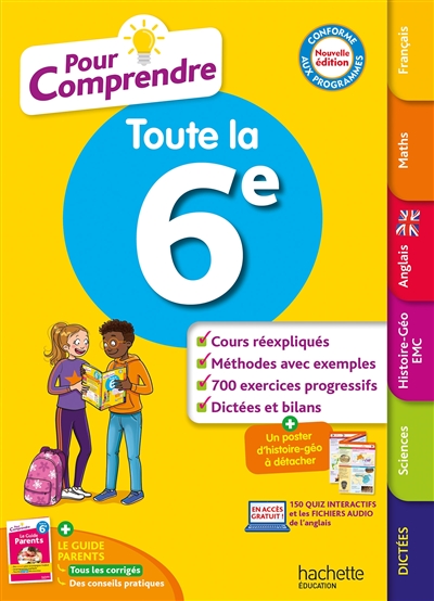 Pour comprendre toute la 6e / Isabelle de Lisle, Michèle Blanc, André Michoux... et al. | Lisle, Isabelle de (1960-....). Auteur