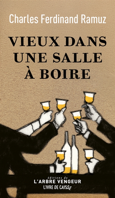 Vieux dans une salle à boire. La folle en costume de folie