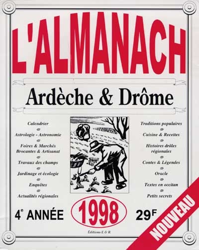 L'almanach 1998 Ardèche et Drôme