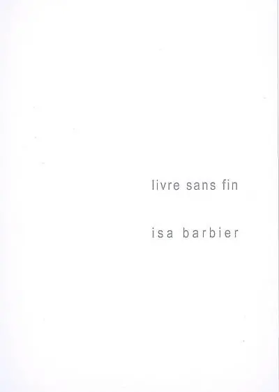 Livre sans fin. Vol. 3. Vestiaire