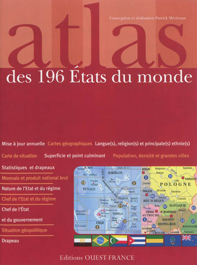 Atlas des 196 Etats Du Monde