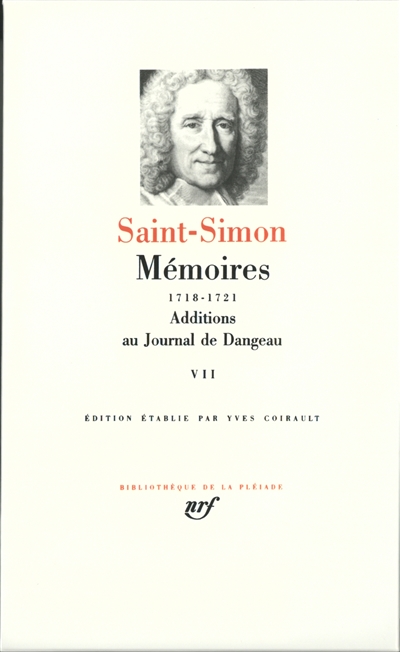 mémoires. vol. 7. 1718-1721